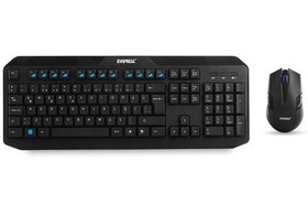 Resim Everest Km-8000 Siyah Kablosuz Q Multimedia Klavye + Mouse Set 