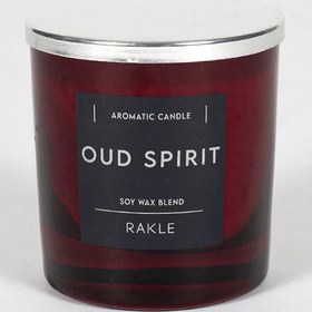 Resim Rakle Prive Oud Spirit Kokulu Mum - Kırmızı - 200 gr 
