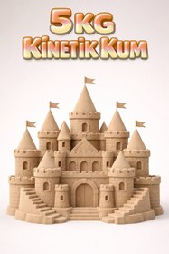Resim Kinetic Sand 5 KG Kinetik Kum - Eğitici ve Öğretici Oyun Kumu 