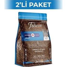Resim Felicia Somonlu Yetişkin Kedi Maması 2 x 1 KG 