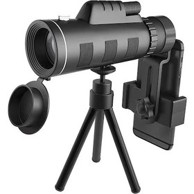 Resim 80x120 Hd Güçlü Monoküler Teleskop Açık Mekan Uzun Menzilli Kamp Teleskop Alüminyum Alaşımlı Tripod 