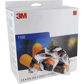 Resim 3m 1100 Ipsiz Kulak Tıkacı SNR37DB 200ADET 