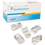 Resim Rj45 Cat5/cat6 Uç 8p8c Kutulu 100lük Paket Kutulu Amp Netconnest 4434 