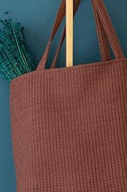 Resim Gold Cotton Waffle Kadın Kol Çantası - Dione 