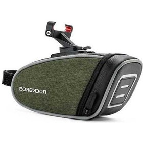 Resim Dancemonkey C52-1 0.45l Bisiklet Sele Direği Kılıfı, Arka Depolama Çantası, Braket Tipi 001 Altın 