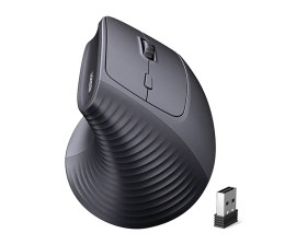 Resim Ugreen Dikey Ergonomik Fare Kablosuz (Bt 5.0+2.4g) 5 Düğmeli, 1000/1600/2000/4000 Dpı Mouse, Siyah, 55916 