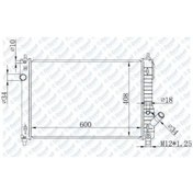 Resim Motor Su Radyatoru Chevrolet Aveo 2008- Manuel 504610791 