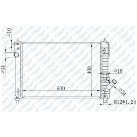 Resim Motor Su Radyatoru Chevrolet Aveo 2008- Manuel 504610791 