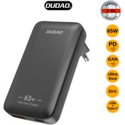 Resim DUDAO A65Q 65W GaN Hızlı Şarj Aleti - USB & Type-C Çıkışlı, Ultra İnce, 2 Yıl Garantili 