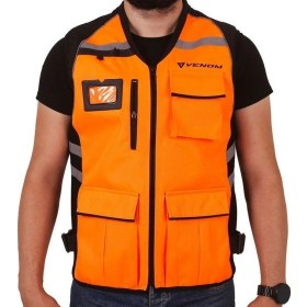 Resim Venom Venom VN-911 Reflektör Yelek Turuncu 