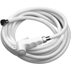 Resim Marin Beyaz 3 Metre Hortumlu Mandallı Duş Başlığı Takımı 