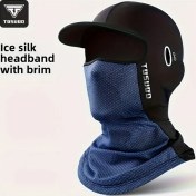 Resim Willowhaven Tosuod Rüzgarlık Başlık Erkek Motosiklet Kadın Yüz Koruma Bisiklet Yüz Maskesi Navy Blue Lacivert 