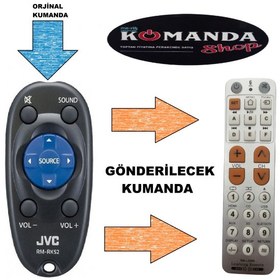 Resim JVC OTO TEYP KUMANDA UNIVERSAL ORJINAL RM-RK52 