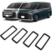Resim Toyota 2022 Voxy / Noah 90 Serisi Arka Hava Menfezi Dekoratif Çerçeve Siyah İçin 1 Adet 