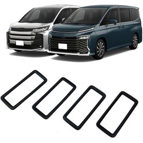 Resim Toyota 2022 Voxy / Noah 90 Serisi Arka Hava Menfezi Dekoratif Çerçeve Siyah İçin 1 Adet 