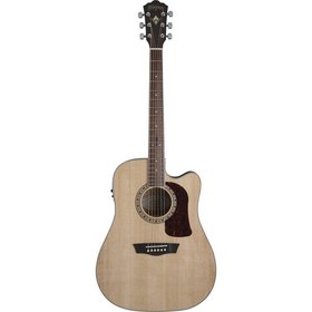 Resim Washburn HD10SCE Heritage 10 Elektro Akustik Gitar (Profesyonel - Dreadnought Cutaway) | Masif Ladin Üst Kapak, Maun Arka ve Yanlar, Fishman Presys II Preamp Sistemi | Ölçüler: 648 mm Skala Uzunluğu 