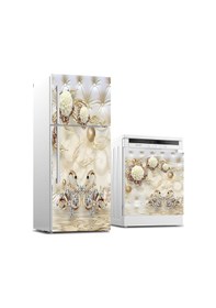 Resim Buzdolabı Ve Bulaşık Makinası Beyaz Eşya Sticker Kaplama Pearls G 