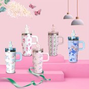 Resim 1 adet Sıcak 2 Nesil 14oz Fanhua Serisi Paslanmaz Çelik İzoleli Bardak Taşınabilir Araba Buz Master Bardak Pipetli Bardak 304 paslanmaz çelik izoleli dış mekan çift katmanlı spor bardağı Şükran Günü Sevgililer Günü 