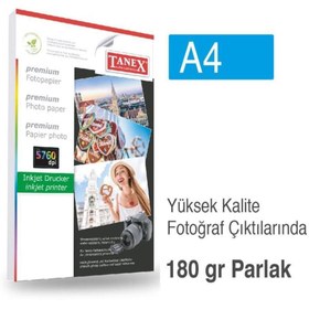 Resim Tanex Fotoğraf Kağıdı A4 150 gr 210 Mm X 297 Mm 25 Sayfa 