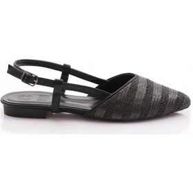 Resim Dgn Pm386-k567 Kadin Arkadan Bağlamali Sandalet PM386-K567-1211-R1594 Siyah 