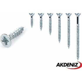 Resim Akdeniz Sunta Vidası 6,0x100 Çinko 100 Adet 