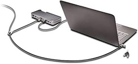 Resim Kensington K65048WW MicroSaver 2.0 Twin Notebook Kilidi, T-Bar kilit mekanizmasi ve karbon çelik kablo, 2,4 m uzunluk 