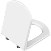 Resim VitrA Valarte Klozet Kapağı 124-003-009 Duroplast - Üstten Sıkmalı - Yavaş Kapanır - Metal Menteşeli 