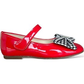 Resim Kız Çocuk Babet Ayakkabı Kırmızı-kırmızı Kırmızı 