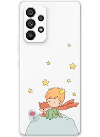 Resim shoptocase Galaxy A13 Uyumlu Şeffaf Küçük Prens Ve Tilki Telefon Kılıfı 