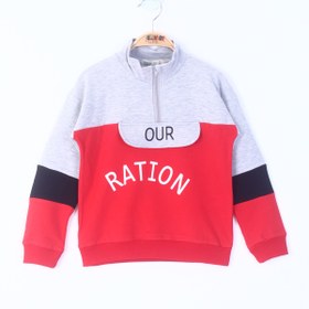 Resim Toontoy Kids Toontoy Erkek Çocuk Ration Baskılı Sweatshirt 