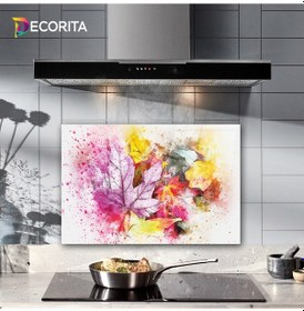 Resim Decorita Cam Ocak Arkası Koruyucu | Renkli Sonbahar | 40cm x 60cm 