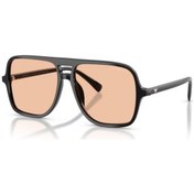 Resim Emporio Armani Ea 4252u 501793 57 Erkek Pilot Siyah Kemik Güneş Gözlüğü Siyah 