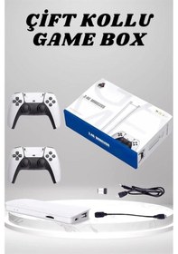 Resim Bfs 4k 3d Hd Görüntü Kaliteli Kablosuz Çift Kollu 20.000 Oyunlu Retro Oyun Konsolu Tv Box 