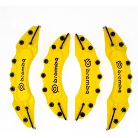 Resim Chrisler Sarı Brembo 4'lü Kaliper Seti Kabartmalı 