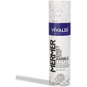 Resim Mermer Efekt Sprey Boya 200ml Silver 
