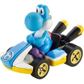 Resim HotWheels Mario Kart Araç BLUE YOSHI GBG25 GRN23 Lisanslı Ürün 