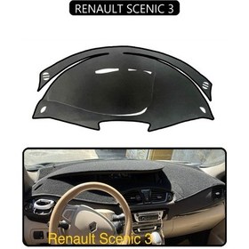 Resim Renault Scenıc 3torpido Koruma Halısı Siyah Kenar 