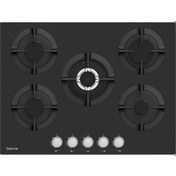 Resim Tecna 8471 5 Gözlü Döküm Izgara 70 CM Ankastre Ocak 