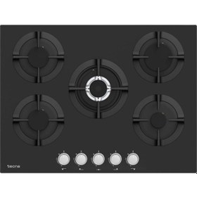 Resim Tecna 8471 5 Gözlü Döküm Izgara 70 CM Ankastre Ocak 