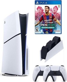 Resim Playstation 5 Slim CD'Lİ+2.Dualsense+Şarj İstasyonu+Pes 21 OYUNU 