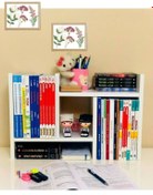 Resim Egecan Mobilya Tidy Ayarlanabilir Kitaplık Masa Üstü Kitaplık Tezgah Üstü Düzenleyici Organizatör Kitaplık Raf 