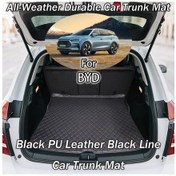 Resim Honeybeeshop Byd Atto 3 İçin Yapay Deri Kare Izgara Gövde Matı 4 Renk Tüm Hava Koşulları 