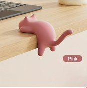 Resim Sunshine011 Pembe Kedi Masası Askısı - Delme Yok, Güçlü Yapışkanlı Kablolama Aracı Diğer 