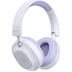 Resim Havit H668BT ANC Bluetooth Kulaküstü Kulaklık - 80 Saat, Anc, Çift Cihaz Desteği, Hi-Res Audio (Mor) 