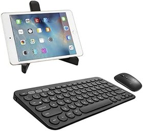 Resim Microcase Alcatel 1T 10 inch Tablet için Bluetooth Klavye + Mouse + Tablet Standı - AL8106 