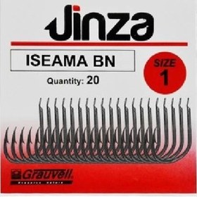 Resim Jinza 57070 İseama Bn Siyah Olta İğnesi20 Li Paket No:3 - Standart 