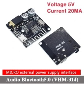 Resim Alfa Bluetooth 5.0 Mp3 Ses Kayıt Kartı Dekoder Kablosuz Stereo Müzik Modülü VHM-314 