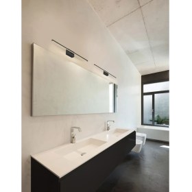 Resim Mikro Aydınlatma Samsung Ledli Dekoratif Banyo Duvar Ayna Tablo Aplik Aydınlatma 70CM Siyahkasa Günışığı(Pilli Değil) 