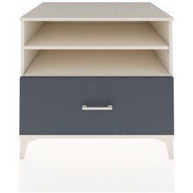 Resim Kronos Şifonyer 2 Raflı Tek Çekmeceli 88x59x80 Aytaşı-antrasit Aytaşı 