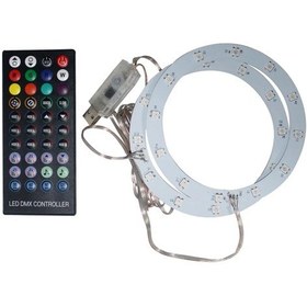 Resim Ps5 Host İçin 5v 8-color Rgb Atmosfer Işık Şeridi Led Sticker Ps 5 Konsol Işık Whıte 1 Adet 